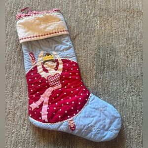 Pottery Barn Kids Ballet Christmas Stocking